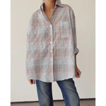the big shirt in breezy check