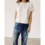 the boxy tee in white