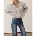 the big shirt in breezy check