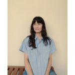 s/s western shirt in chambray