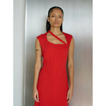 lena maxi dress in rouge