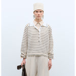 organic cotton striped polo