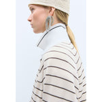 organic cotton striped polo