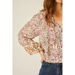 penny blouse in petite fleur print rose