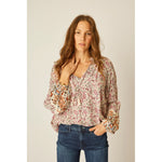 penny blouse in petite fleur print rose