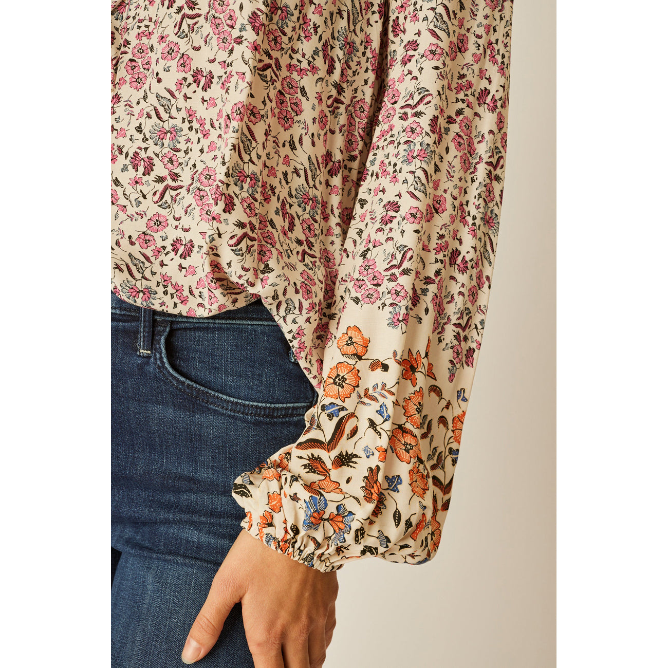 penny blouse in petite fleur print rose