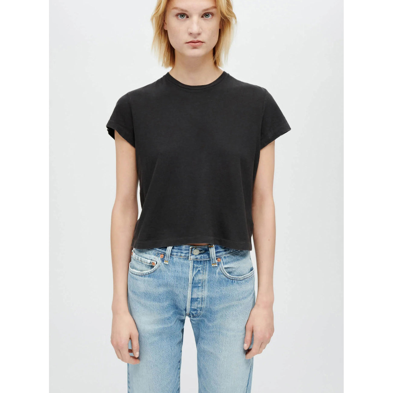 1950s tee in washed black