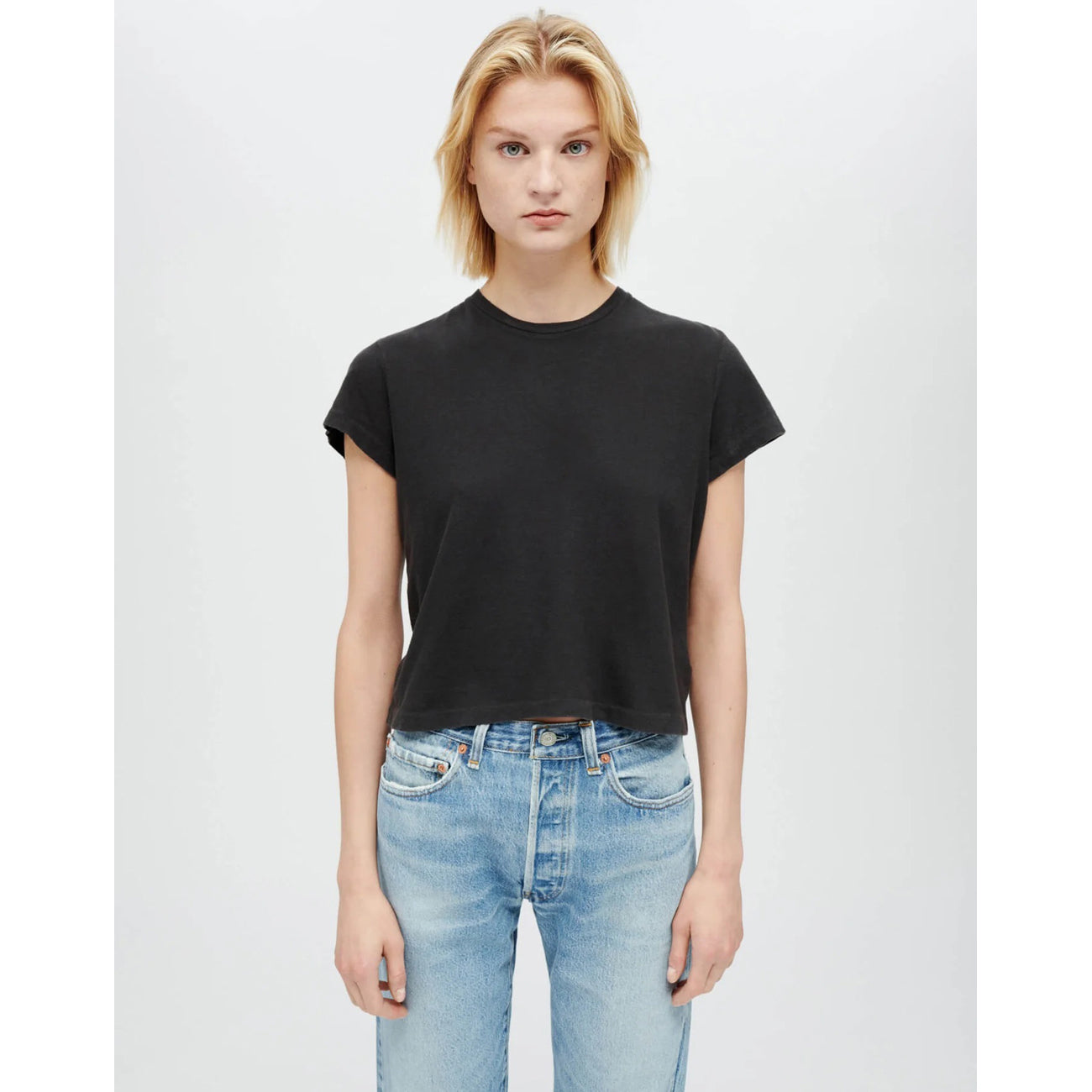 1950s tee in washed black