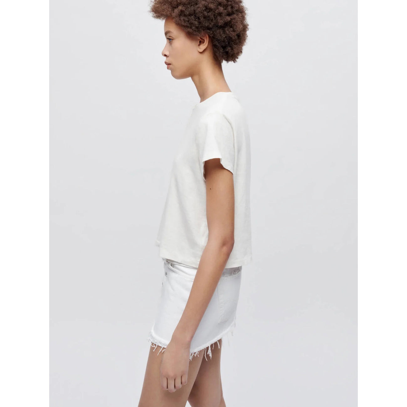 1950s tee in vintage white