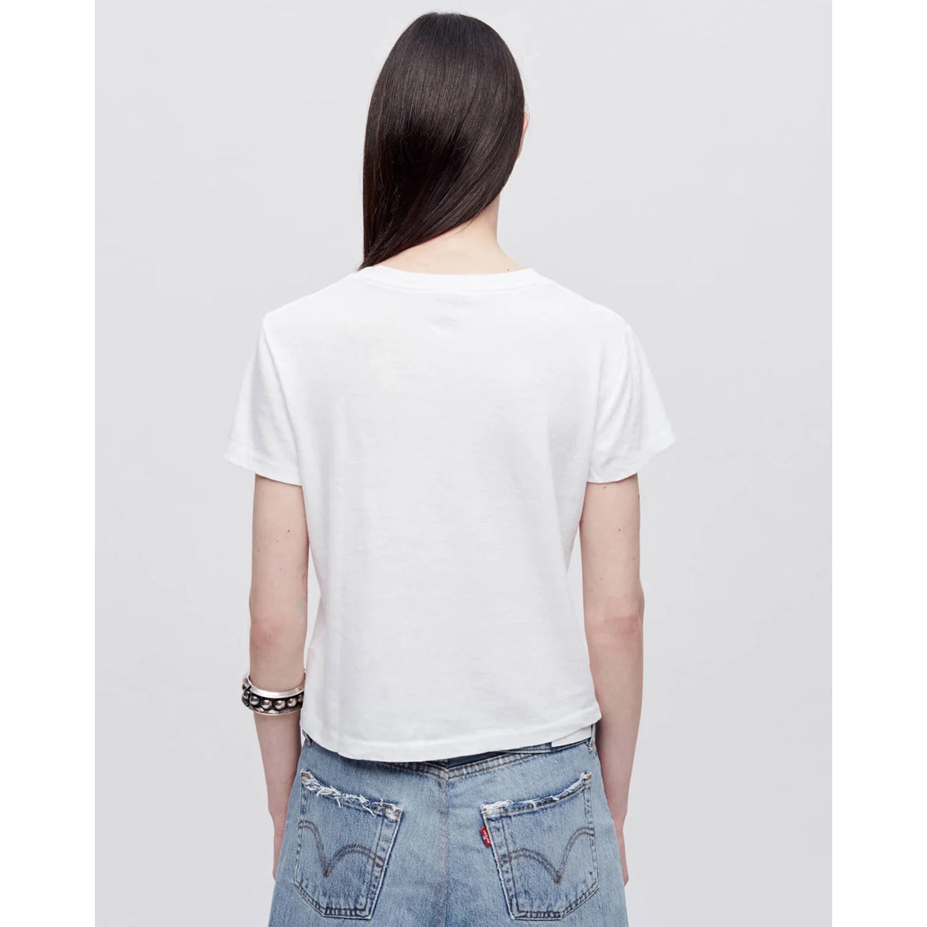 classic tee in optic white