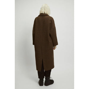 cedar coat in checkered