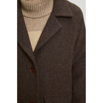 wesley coat in brown