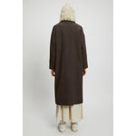 wesley coat in brown