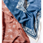 silk bandana in santorini floral