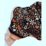 silk bandana in midnight garden