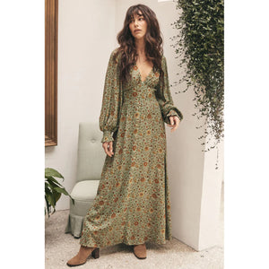 gown in matcha