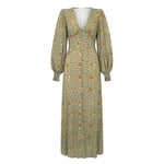 gown in matcha