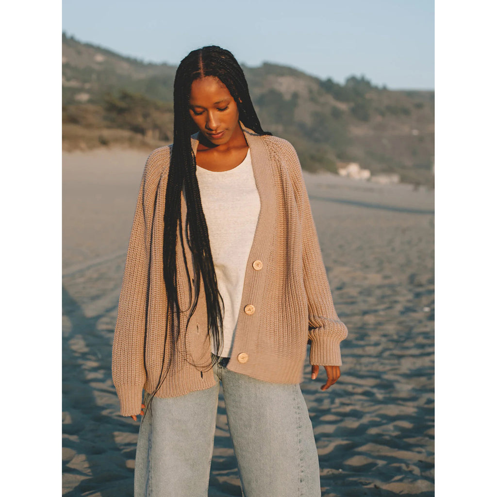 téo cardigan in oatmeal