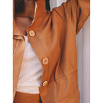 evelyn jacket in cider