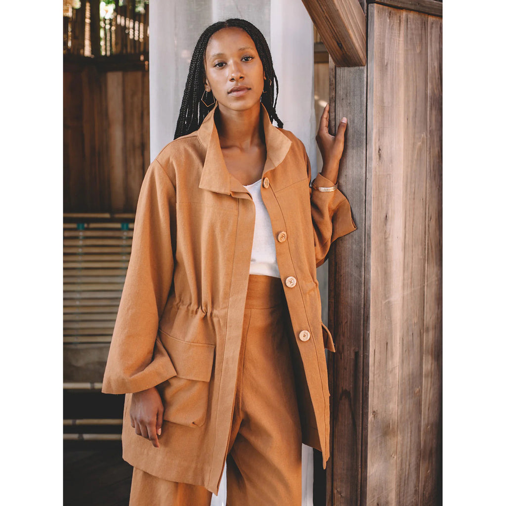 evelyn jacket in cider