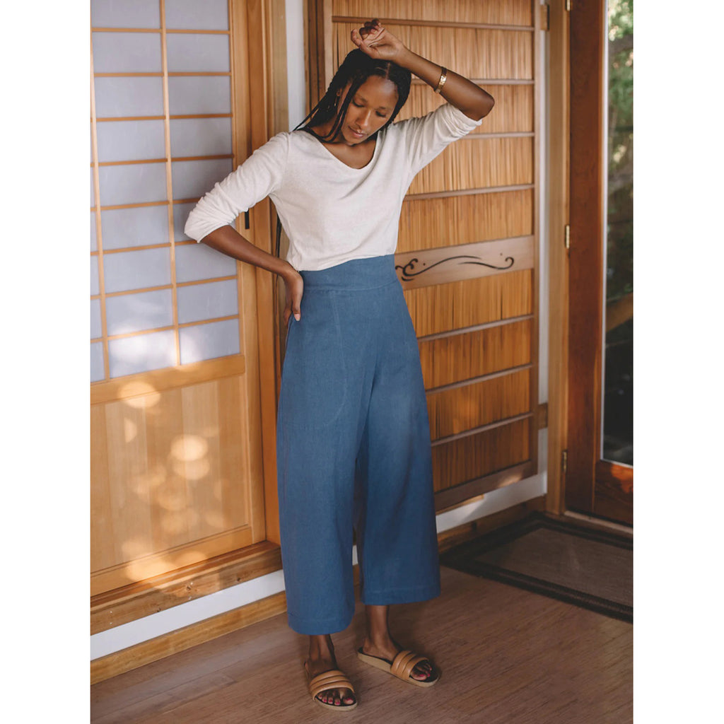 indra pants in bleu