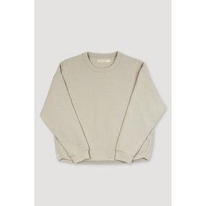 slub sweatshirt in mist