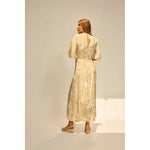 lily dress in sunflower stripe agave