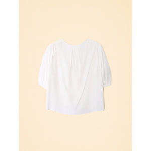 louisa top in white agate