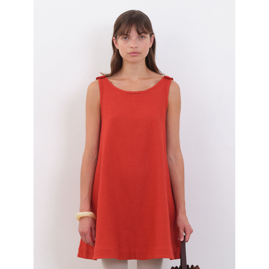 margot dress in poppy