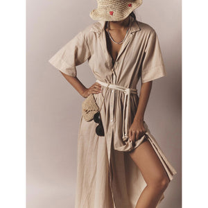 havana rope belt in sandy