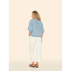 baxter pant in chalk white