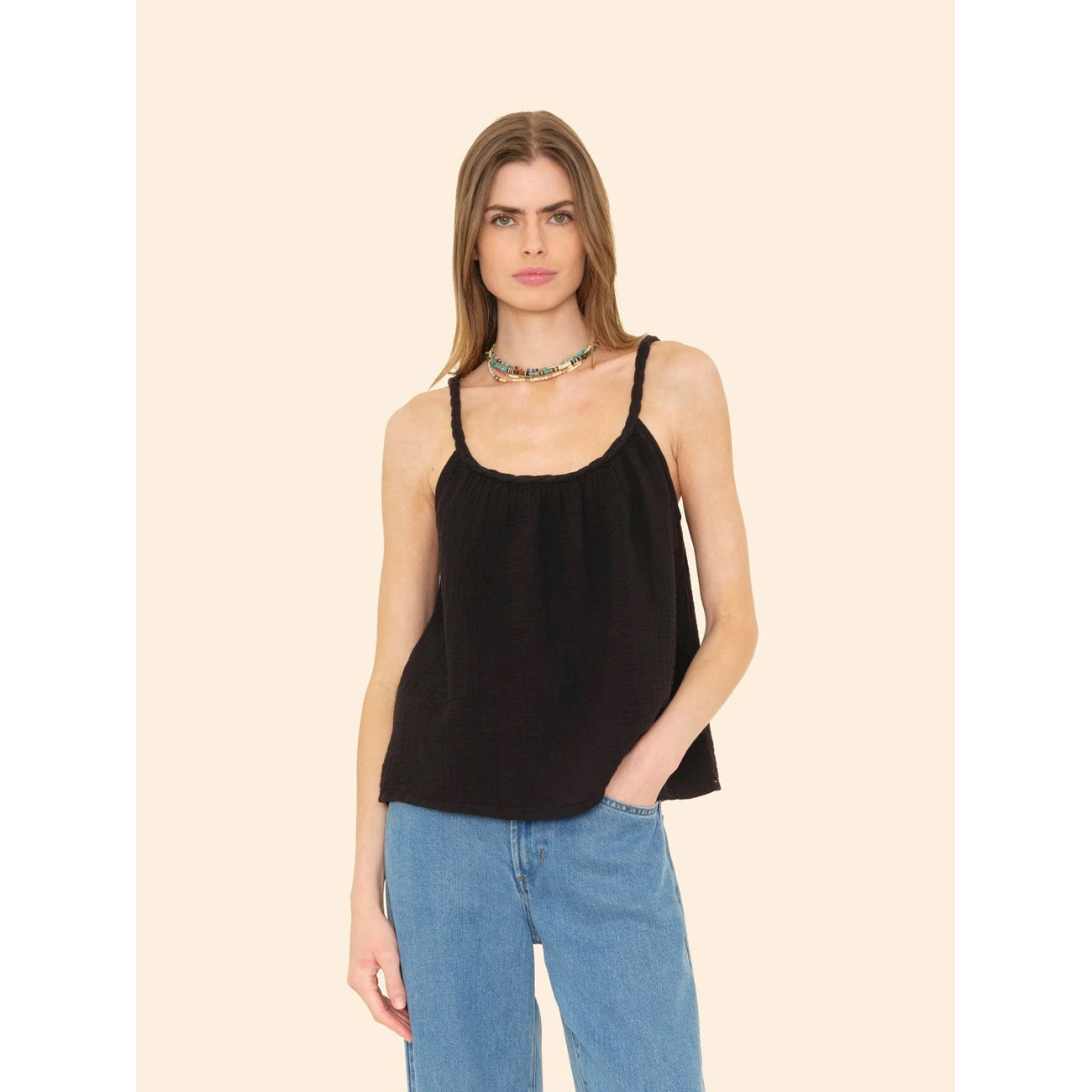 brandi tank in black