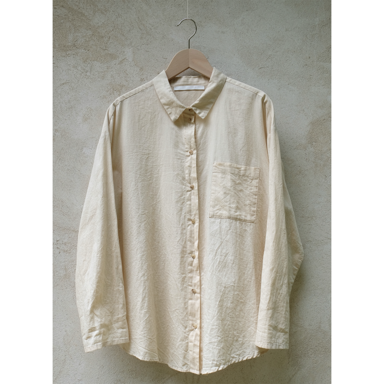 niveau shirt in ivory