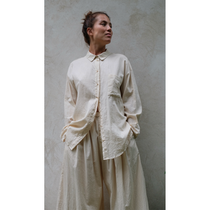 niveau shirt in ivory