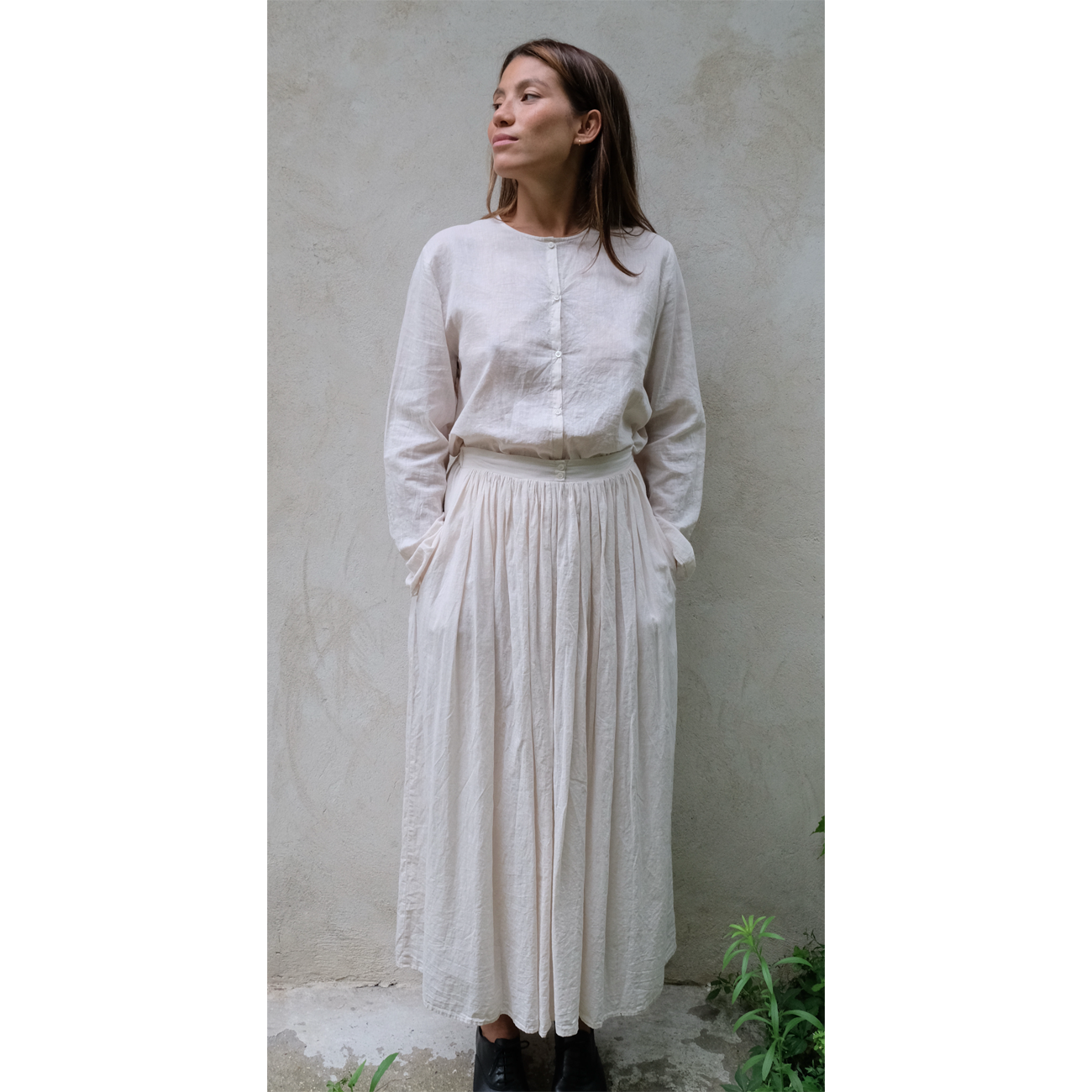 narcisse skirt in petal