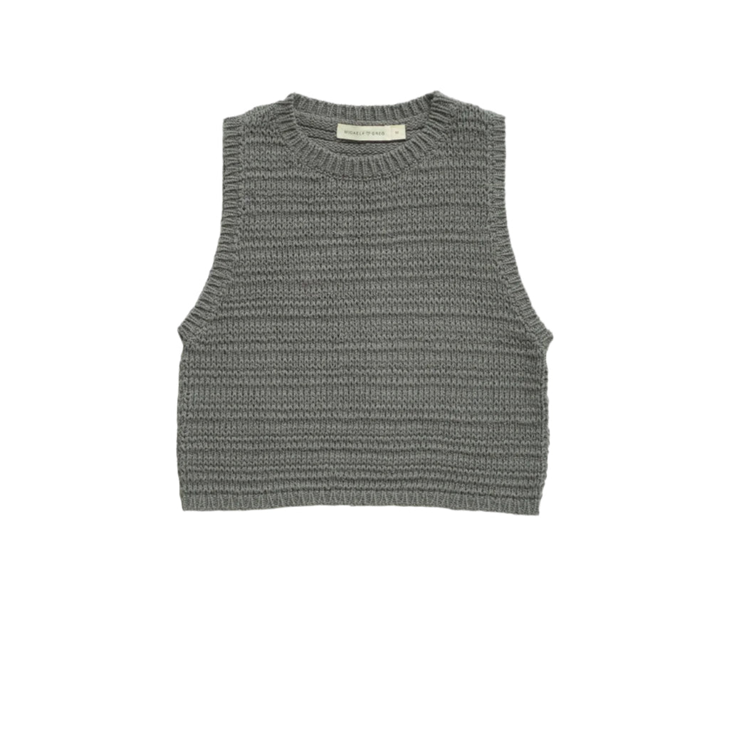 ribbon tank in fog green