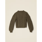 keely sweater in heather green