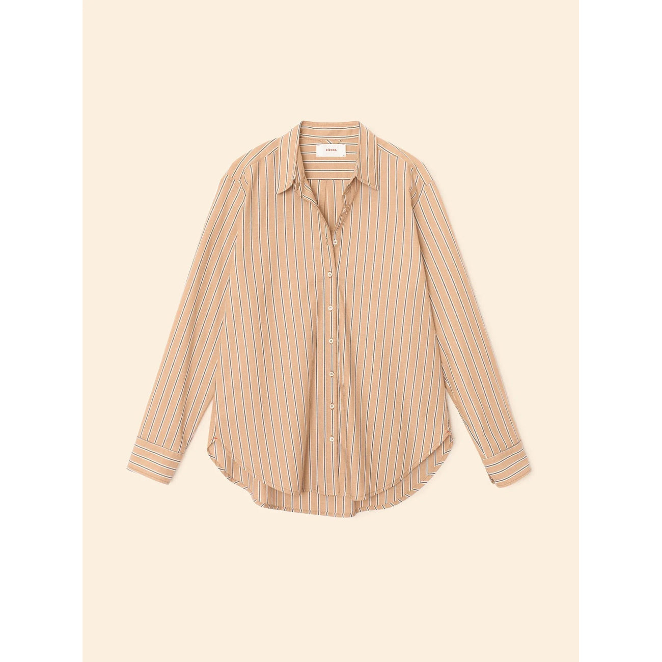 beau shirt in toffee stripe