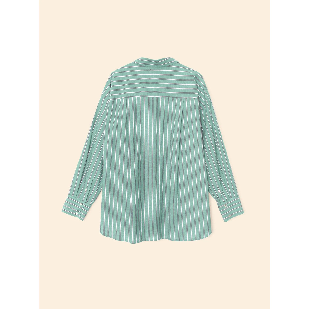 sydney shirt in cilantro stripe