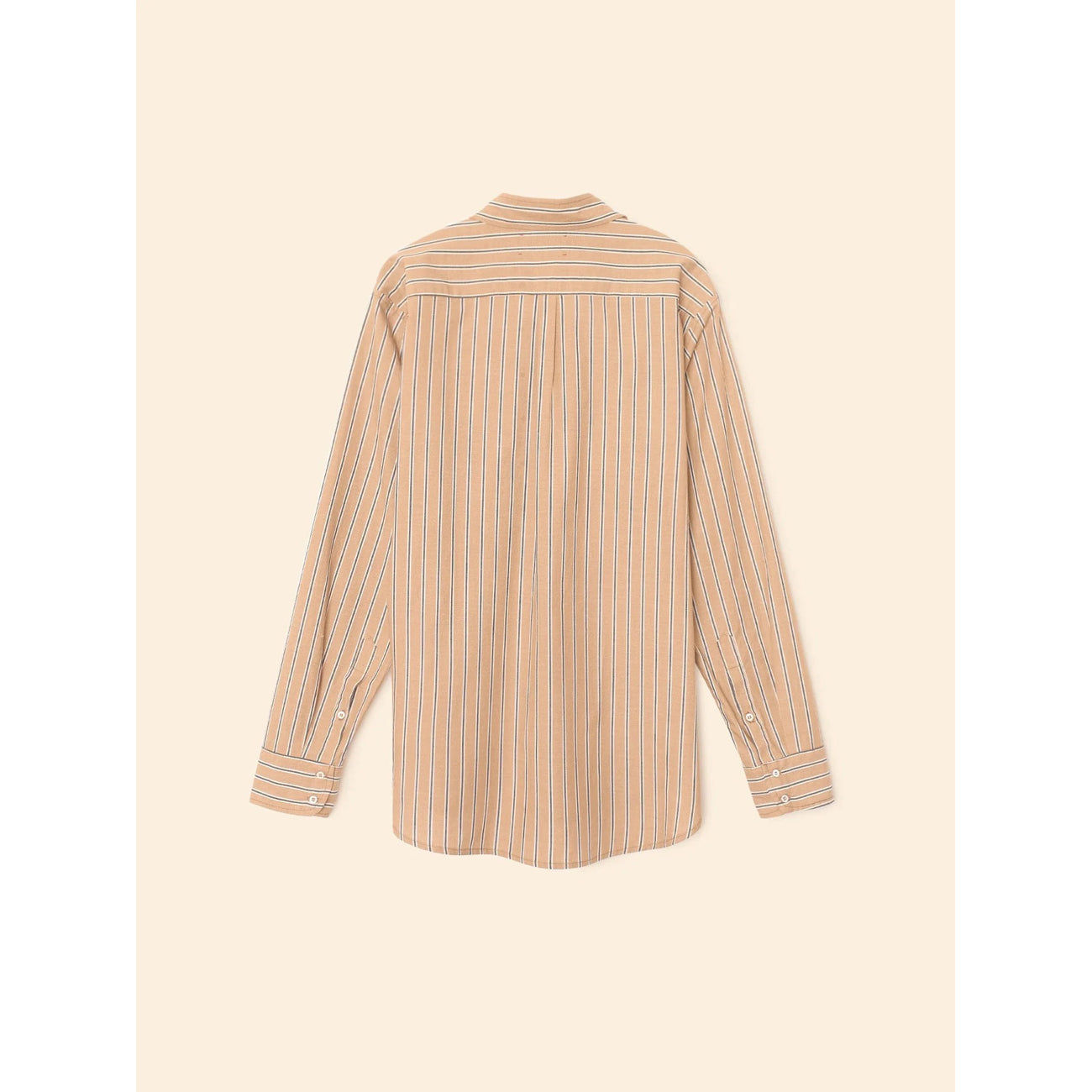 beau shirt in toffee stripe