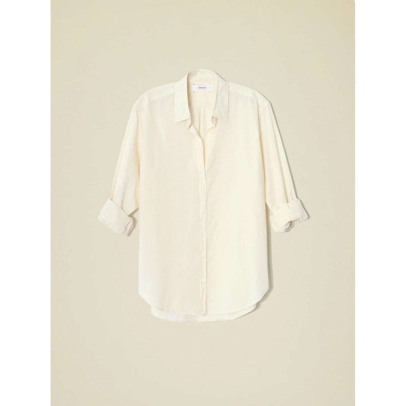 beau shirt in pale straw