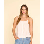 tavi top in cream peach