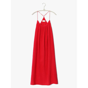 talia dress in scarlet