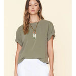 palmer tee in dune green