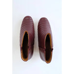 ribbed boot clog in umber