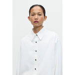 bomber shirt in white