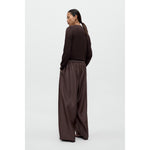 maxi pants in brown