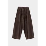 maxi pants in brown