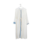 long sleeve buttonfront dress