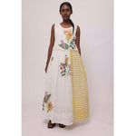 botanical stripe sundress